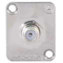Switchcraft EH Series 1 Port F Connector/F Connector Unshielded Adapter EHFF2