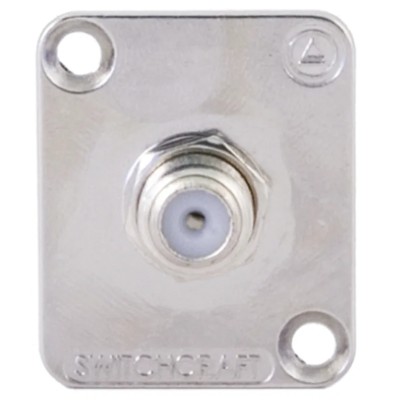 Switchcraft EH Series 1 Port F Connector/F Connector Unshielded Adapter EHFF2