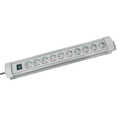 brennenstuhl Premium-Line 3 m 10 Socket Type F Extension Lead Kit 230V Switchable IP20 1955500100