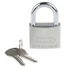 ABUS Keyed Titalium Weatherproof Padlock 8 mm Shackle Diameter, 50 mm Body Width 64TI/50 KA6511