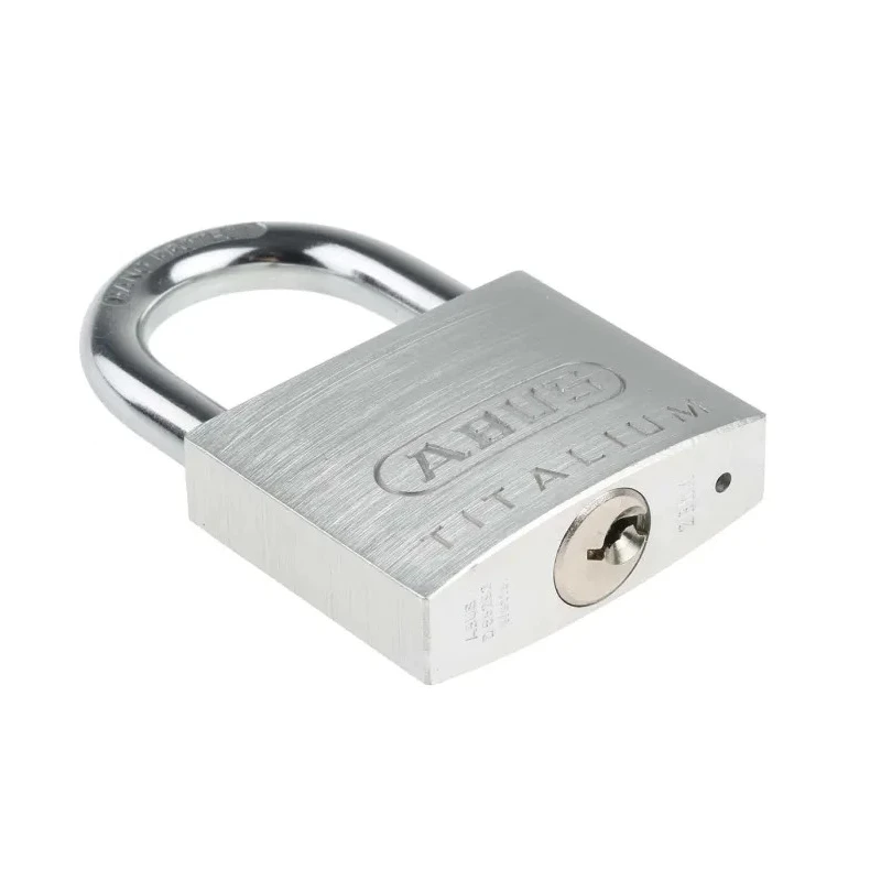 ABUS Keyed Titalium Weatherproof Padlock 8 mm Shackle Diameter, 50 mm Body Width 64TI/50 KA6511