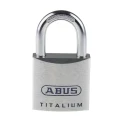 ABUS Weatherproof Padlock Titanium Body 8 mm Shackle Diameter 45 mm Width 80TI/45 KA8011