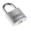 ABUS Weatherproof Padlock Titanium Body 8 mm Shackle Diameter 45 mm Width 80TI/45 KA8011