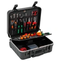 GT Line 2 Drawer Plastic Wheeled Tool Case Black 430 mm Length 320 mm Width 160 mm Height BOXERWHPEL