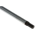 Facom T Metric Hex Key, Long Arm, Hex Size 6 mm, Chrome Finish, 210mm Length 84TC.6