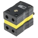 RS PRO Duplex Thermocouple Socket Connector for Use with Type K Thermocouple, ANSI, RoHS Compliant 769-1470