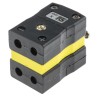 RS PRO Duplex Thermocouple Socket Connector for Use with Type K Thermocouple, ANSI, RoHS Compliant 769-1470
