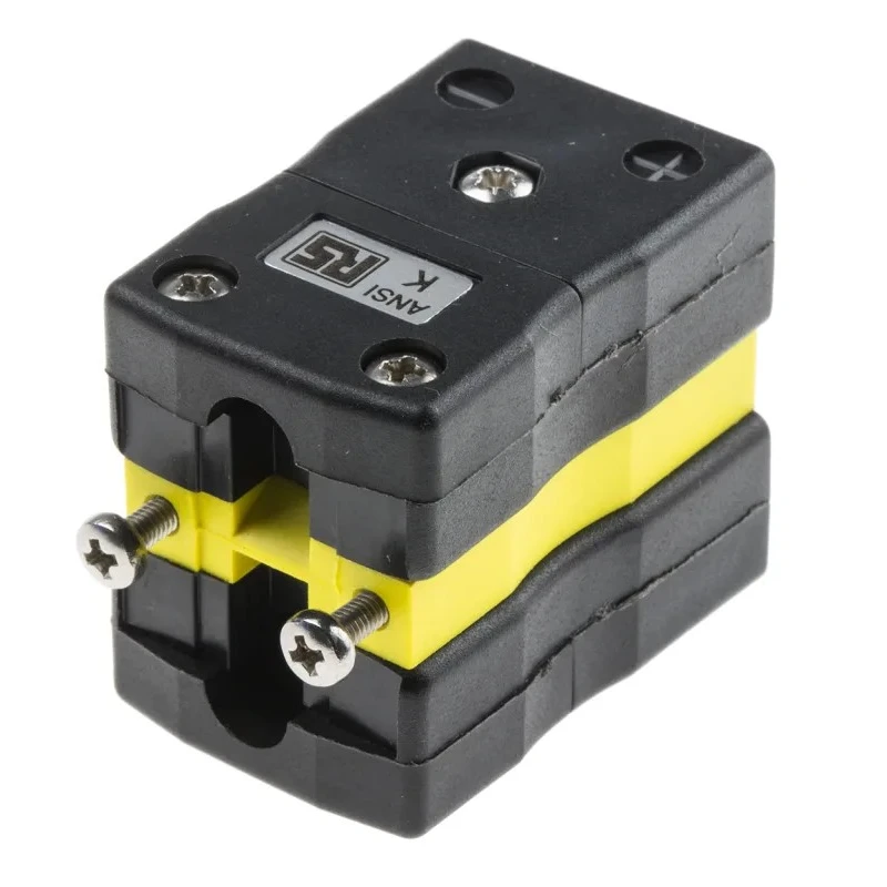 RS PRO Duplex Thermocouple Socket Connector for Use with Type K Thermocouple, ANSI, RoHS Compliant 769-1470