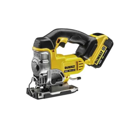 DeWALT Cordless 135 mm 400 W Brushed Motor Jigsaw with 18V 4Ah Battery and 45° Bevel Adjustable Shoe DCS331M2