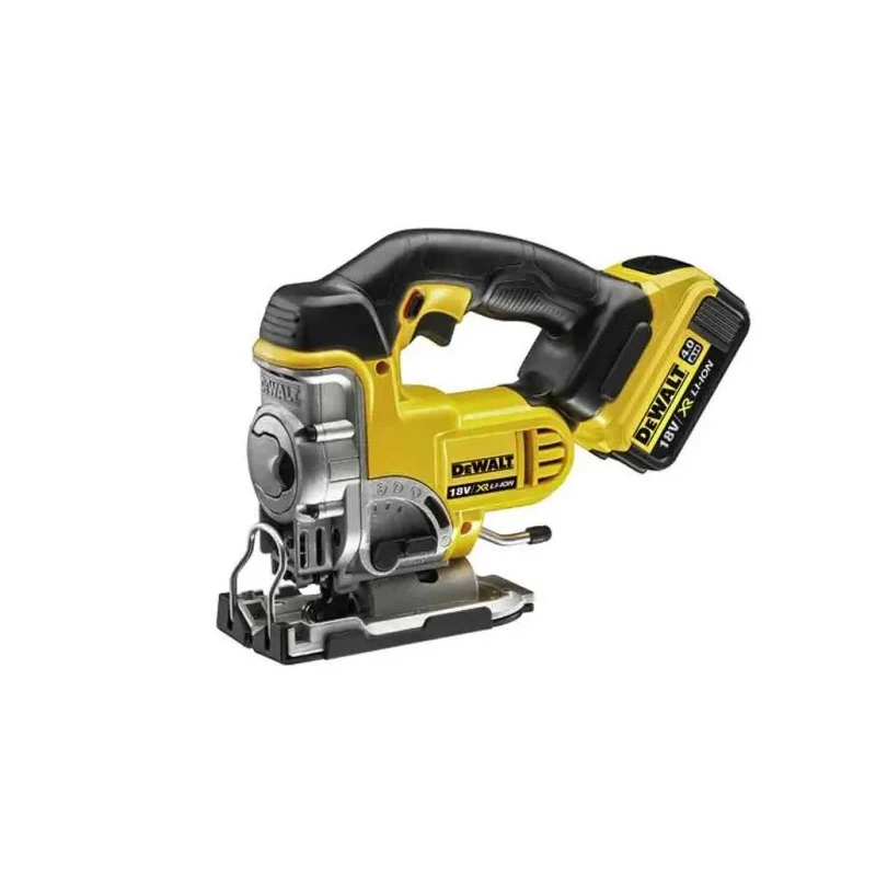 DeWALT Cordless 135 mm 400 W Brushed Motor Jigsaw with 18V 4Ah Battery and 45° Bevel Adjustable Shoe DCS331M2
