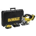 DeWALT Cordless 135 mm 400 W Brushed Motor Jigsaw with 18V 4Ah Battery and 45° Bevel Adjustable Shoe DCS331M2