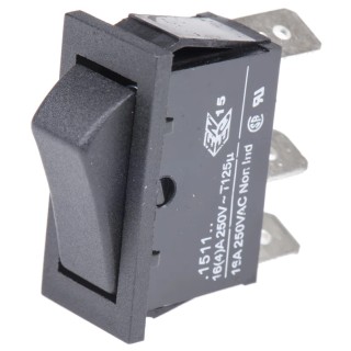 Arcolectric (Bulgin) Ltd SPDT On-On On-(On) Rocker Switch Panel Aluminium Housing 16A 28V dc C1511AAAAA