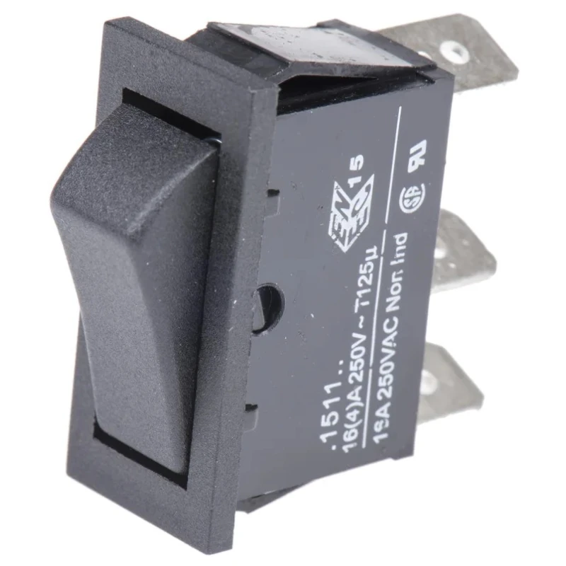 Arcolectric (Bulgin) Ltd SPDT On-On On-(On) Rocker Switch Panel Aluminium Housing 16A 28V dc C1511AAAAA