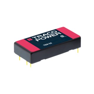 TRACOPOWER DC/DC Converter, 5V DC Output, 10A Output Current, 9-18V DC Input, 50W Power, PCB Mount, Metal Case TEN 50-1211