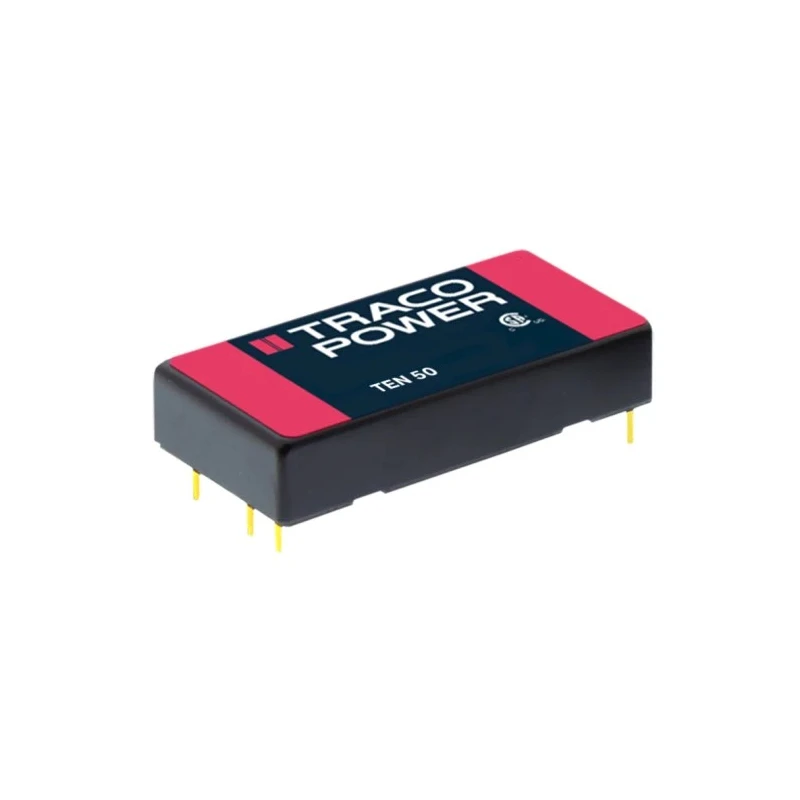 TRACOPOWER DC/DC Converter, 5V DC Output, 10A Output Current, 9-18V DC Input, 50W Power, PCB Mount, Metal Case TEN 50-1211