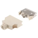 3M 103 Series ABS Straight D-Sub Backshell 40 Way Strain Relief 10340-3210-000