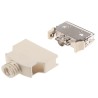 3M 103 Series ABS Straight D-Sub Backshell 40 Way Strain Relief 10340-3210-000