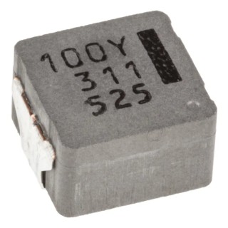 Panasonic 0854 Shielded Wirewound Surface Mount Inductor with Metal Composite Core 10μH ±20% 6.7A Idc ETQP5M