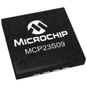 Microchip 8-Channel I/O Expander Serial-SPI QFN 16 MCP23S09-E/MG