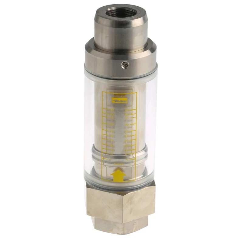 Parker UCC Flowline Series Flow Meter Brass Body 5L/min to 55L/min FM26322122
