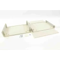 RS PRO Beige ABS Instrument Case 250 mm Length, 75 mm Height, 180 mm Width 198-1392