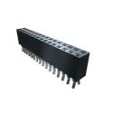 Samtec SSQ Series Straight Through Hole PCB Socket 10-Contact 1 Row 2.54 mm Pitch Solder SSQ-110-04-F-S