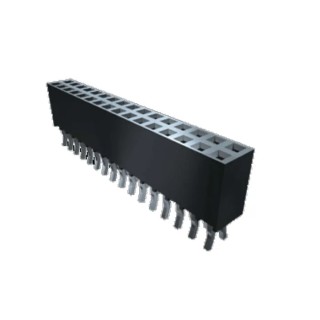 Samtec SSQ Series 6-Contact 1 Row 2.54 mm Pitch Straight Through Hole PCB Socket SSQ-106-01-F-S