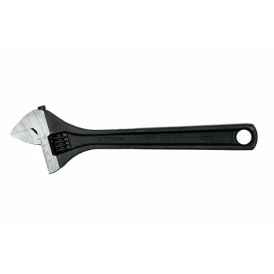 Teng Tools Adjustable Wrench 38 mm Jaw Capacity 300mm Overall Length Metal Handle 4005