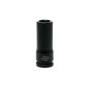 Teng Tools 18 mm 12.7 mm Drive 6 Point Impact Socket Chrome Molybdenum Steel Black Phosphate Finish 27.5mm Length 920618N