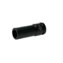 Teng Tools 18 mm 12.7 mm Drive 6 Point Impact Socket Chrome Molybdenum Steel Black Phosphate Finish 27.5mm Length 920618N