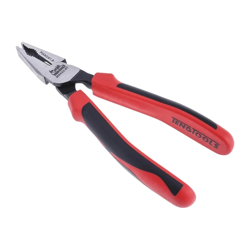 Teng Tools Combination Plier Serrated, 197mm Overall Length, 11mm Jaw MB452-6T