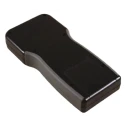 Hammond 1553 Series Black Flame Retardant ABS Handheld Enclosure Integral Battery Compartment IP54 210mm x 100mm x 32mm 