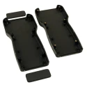 Hammond 1553 Series Black Flame Retardant ABS Handheld Enclosure Integral Battery Compartment IP54 210mm x 100mm x 32mm 