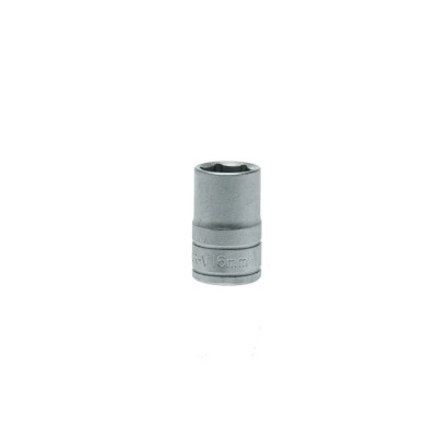 Teng Tools 1/2 in Drive 16 mm 6 Point Bi-Hexagon Socket Satin Finish, 38mm Overall Length M1205166-C