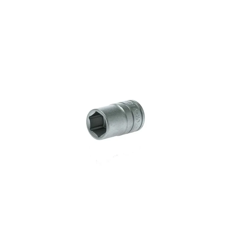 Teng Tools 1/2 in Drive 16 mm 6 Point Bi-Hexagon Socket Satin Finish, 38mm Overall Length M1205166-C