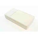 RS PRO Grey ABS Handheld Enclosure Integral Battery Compartment IP65 Protection 160 mm x 30 mm x 84 mm IP65