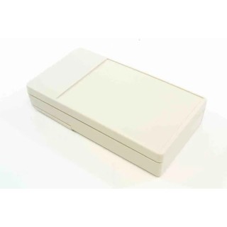 RS PRO Grey ABS Handheld Enclosure Integral Battery Compartment IP65 Protection 160 mm x 30 mm x 84 mm IP65