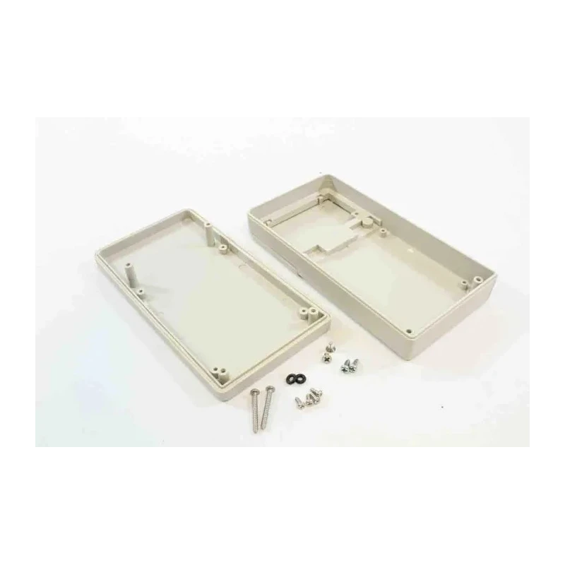 RS PRO Grey ABS Handheld Enclosure Integral Battery Compartment IP65 Protection 160 mm x 30 mm x 84 mm IP65