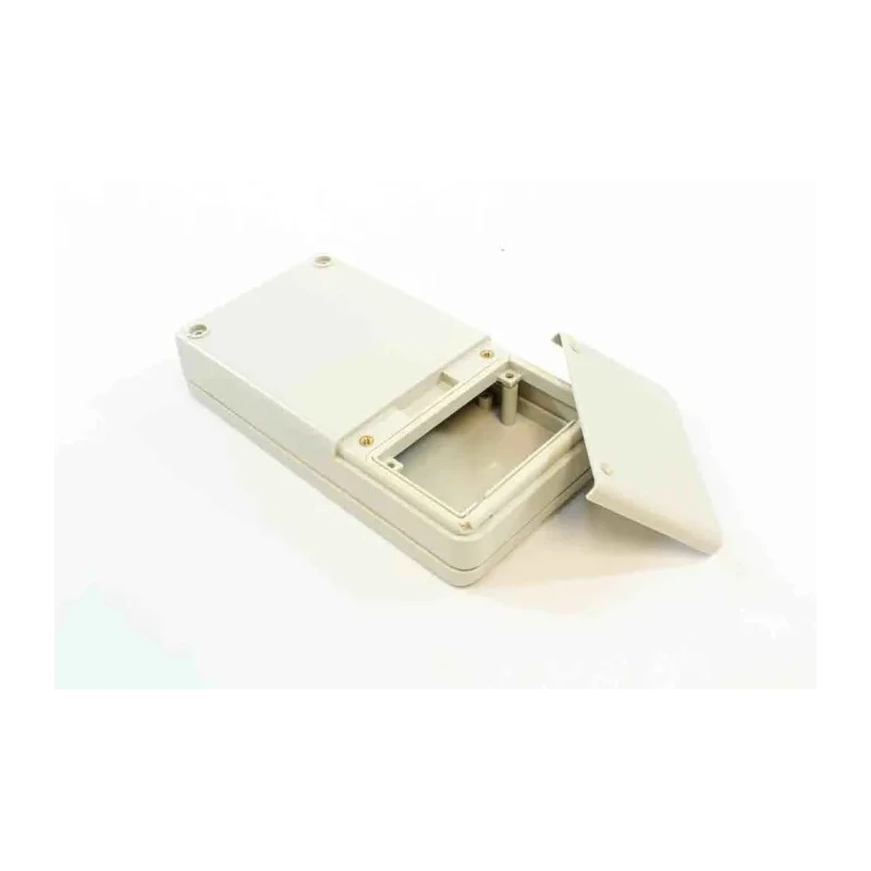 RS PRO Grey ABS Handheld Enclosure Integral Battery Compartment IP65 Protection 160 mm x 30 mm x 84 mm IP65