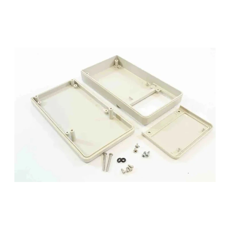 RS PRO Grey ABS Handheld Enclosure Integral Battery Compartment IP65 Protection 160 mm x 30 mm x 84 mm IP65