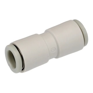 SMC Polybutylene Terephthalate Pneumatic Fitting, Straight Union Push-in 6 mm to 6 mm KQ2H06-00A