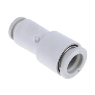 SMC Polybutylene Terephthalate Pneumatic Straight Union Fitting 6 mm to 8 mm Push-in KQ2H06-08A