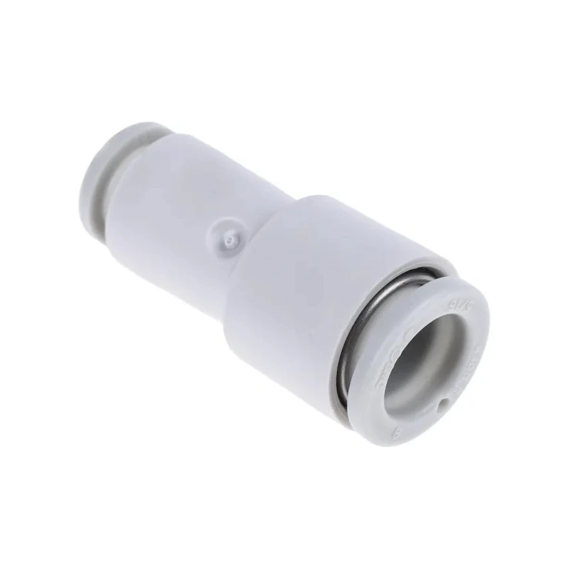 SMC Polybutylene Terephthalate Pneumatic Straight Union Fitting 6 mm to 8 mm Push-in KQ2H06-08A