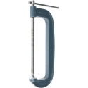 RS PRO Heavy Duty Cast Iron 300 mm Jaw Opening Black G Clamp 771-9348