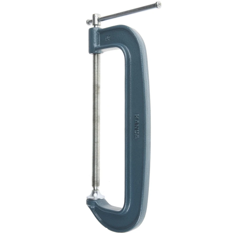 RS PRO Heavy Duty Cast Iron 300 mm Jaw Opening Black G Clamp 771-9348