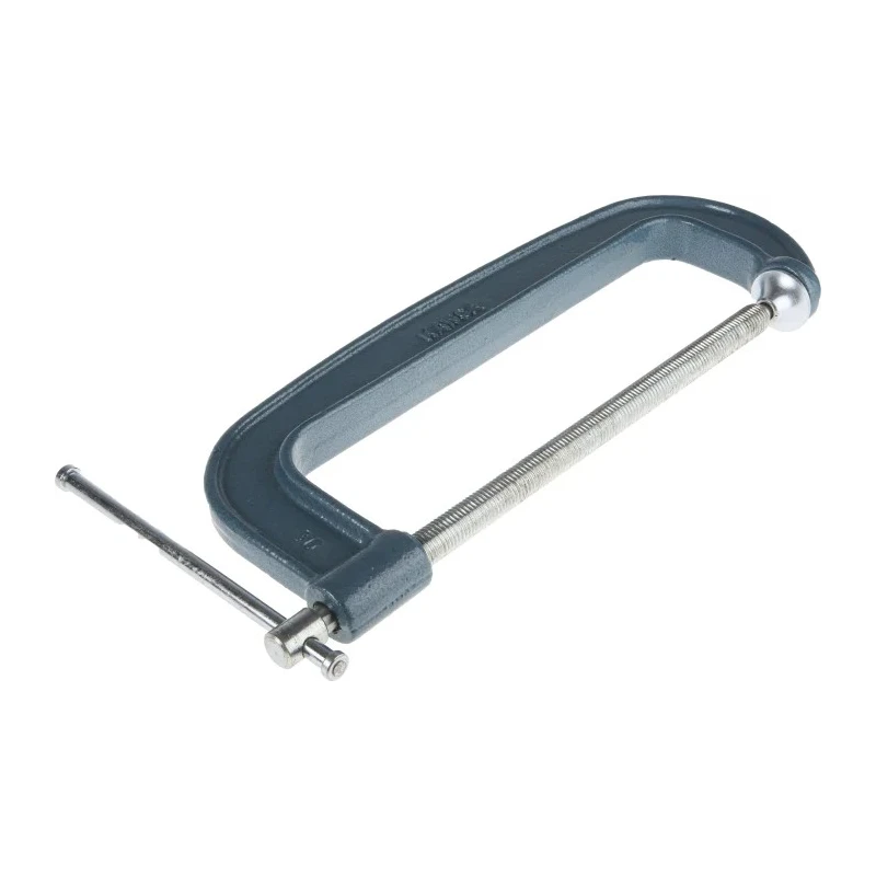 RS PRO Heavy Duty Cast Iron 300 mm Jaw Opening Black G Clamp 771-9348