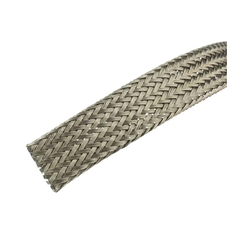 UVOX Expandable Braided Nylon Grey EMC Cable Sleeve 5m Length 8mm to 18mm Diameter FCS-13