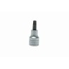 Teng Tools 1/2 in Drive TPX45 Bit Socket Alloy Steel Chrome Finish 22mm Length TPX45