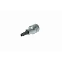 Teng Tools 1/2 in Drive TPX45 Bit Socket Alloy Steel Chrome Finish 22mm Length TPX45