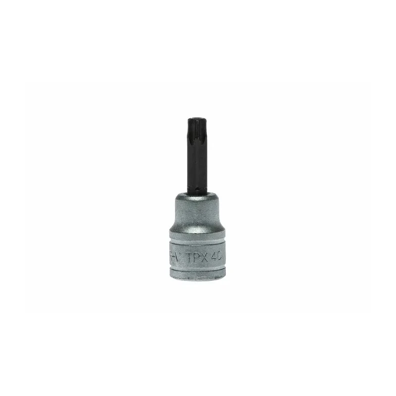 Teng Tools 3/8 in Drive TPX40 Alloy Steel Bit Socket Chrome Finish 18mm Overall Length TPX40